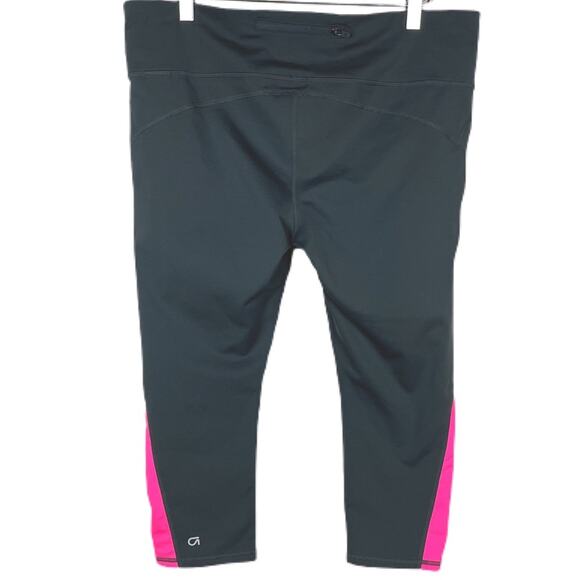 GAP Body Color Block Panel Capris Sz XL - Picture 2 of 10